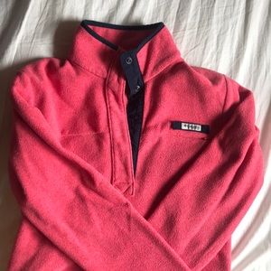 Pink and Navy Columbia Button up